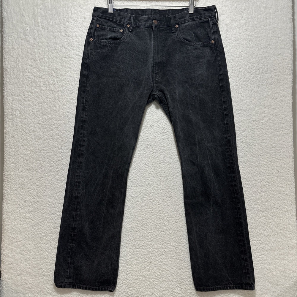 Pendleton Men's Charcoal Black Jeans Size 38‎ Denim Cotton Dark Wash 5 Pockets